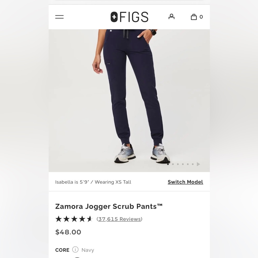 figs zamora jogger navy